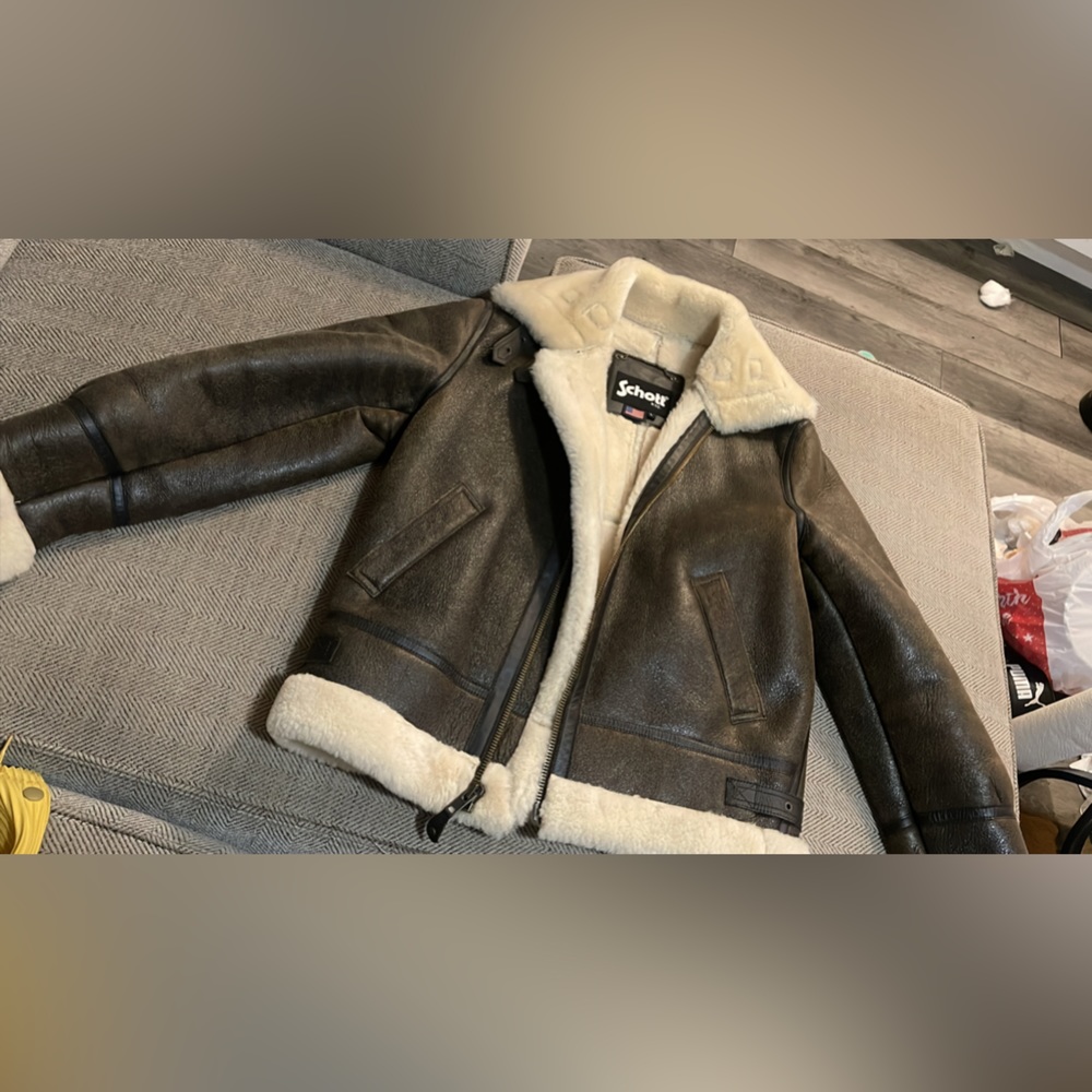 Schott shearling jacket